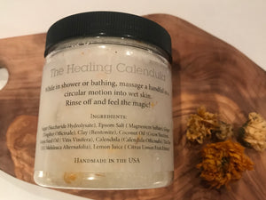The Healing Calendula Herbal Body Scrub